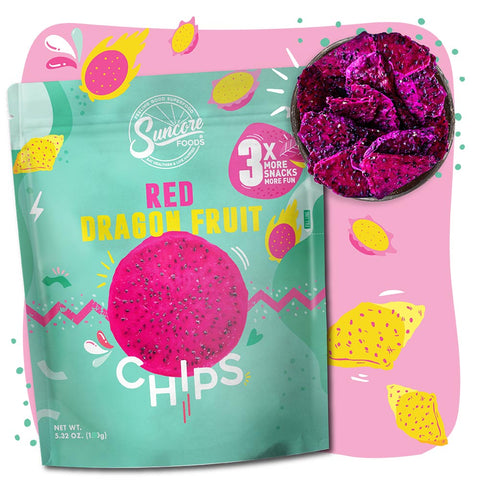 Red Pitaya Dragon Fruit Chips
