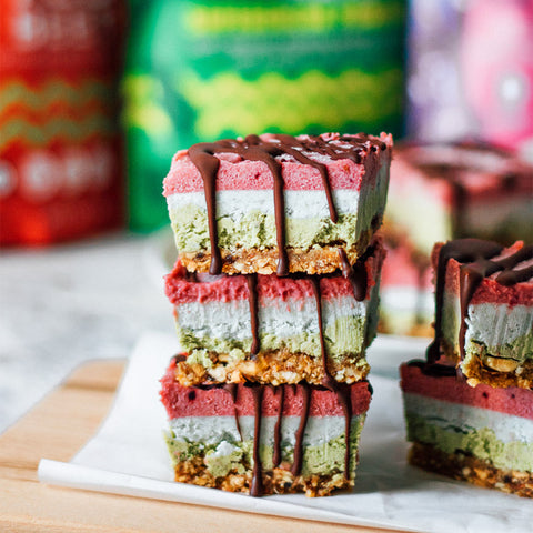 Rainbow Tart Slices