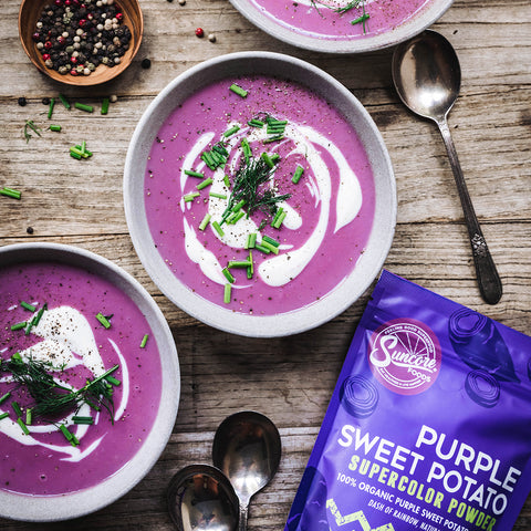 Purple Sweet Potato Soup