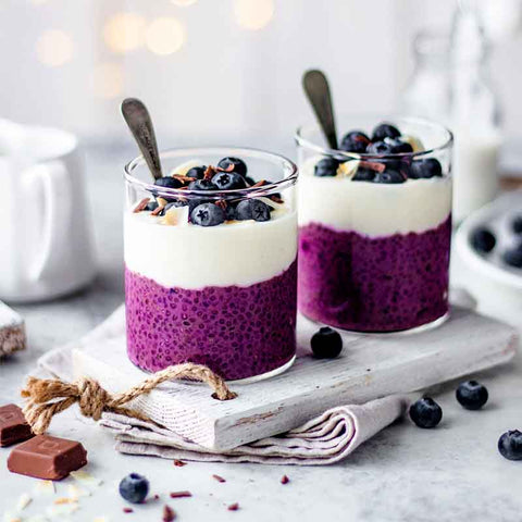 Blueberry Chia Pudding Parfait – Suncore Foods Inc.