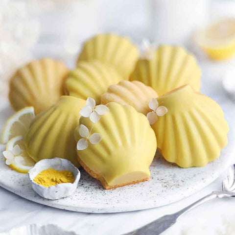 Lemon Goldenberry Madeleines