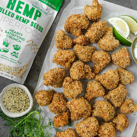 Crispy Fried Hemp Seeds Cauliflower Popcorn