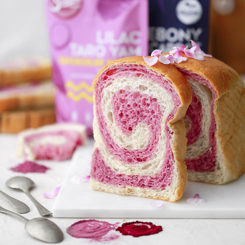 Dreamy Pink Swirl Bread