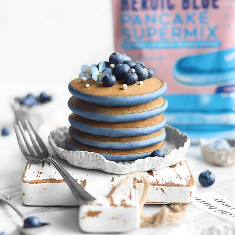 Heroic Blue Spirulina Pancakes