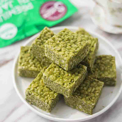 Matcha Rice Krispies Treats