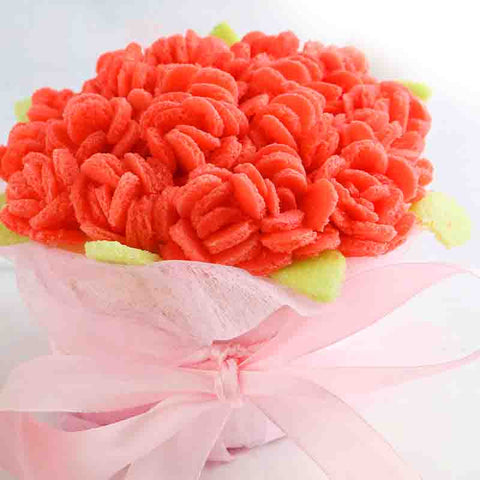 Blooming Hearts Sponge Cake Bouquet
