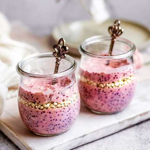 Pink Pitaya Chia Oatmeal Jars – Suncore Foods Inc.