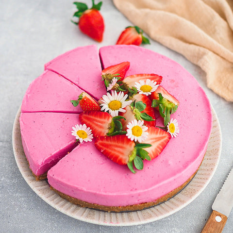 Pink Pitaya Cheesecake
