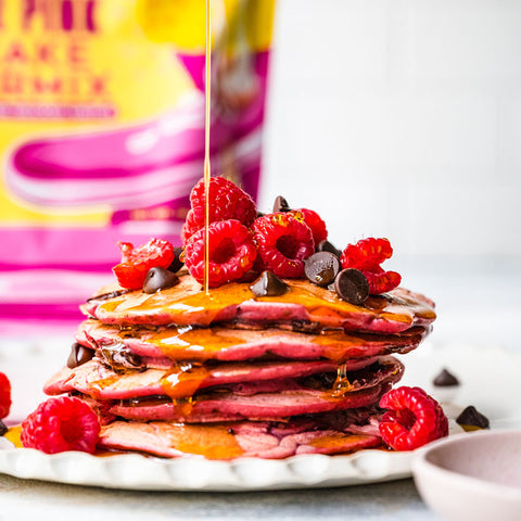 Power Pink Pitaya Pancakes