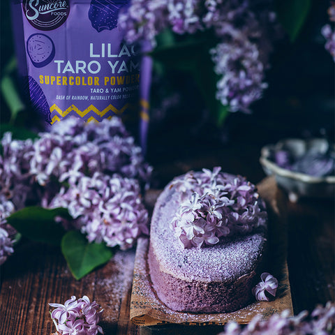 Purple Lilac Dream Taro Yam Cheesecake