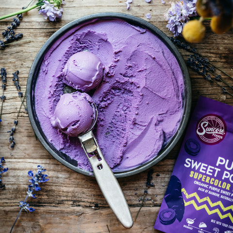 Purple Sweet Potato Ice Cream