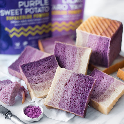 Purple Sweet Potato & Taro Yam Bread