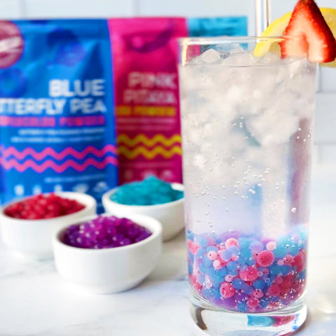 Rainbow Mini Popping Pearls Sparkling Lemonade