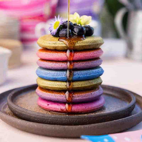 Rainbow Pancakes