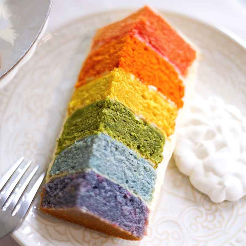 Magical Rainbow Tower Cake