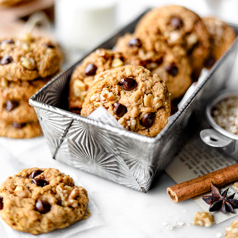Spiced Quinoa Chocolate Chip Cookies