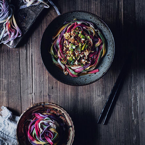 Spicy Chili Oil Rainbow Noodles