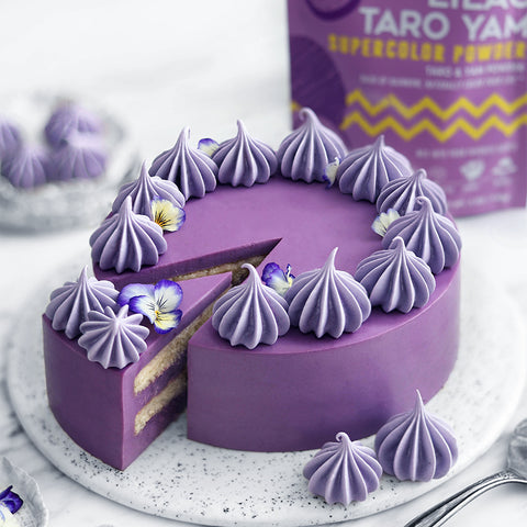 Taro Yam Purple Sweet Potato Cake