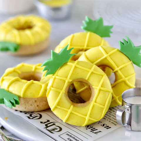 Tropical Pineapple Donuts