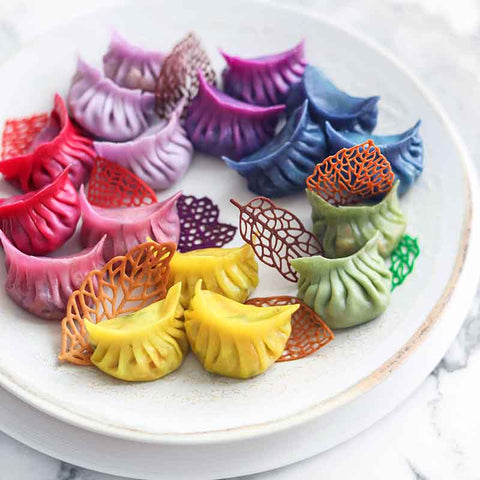 Rainbow Steamed Dumplings