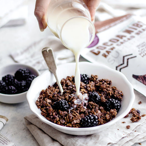 Chocolate Granola With Cacao Nibs