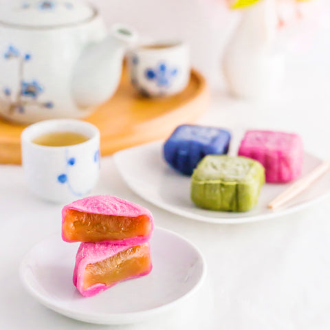 Colorful Snow Skin Mooncakes