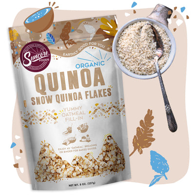 Quinoa Snow Flakes