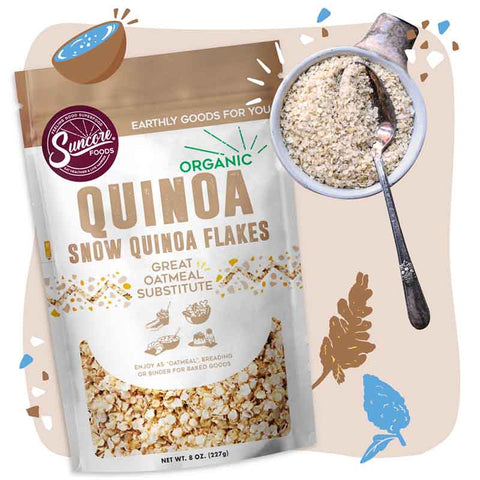 Quinoa Snow Flakes