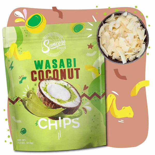 Wasabi Coconut Chips