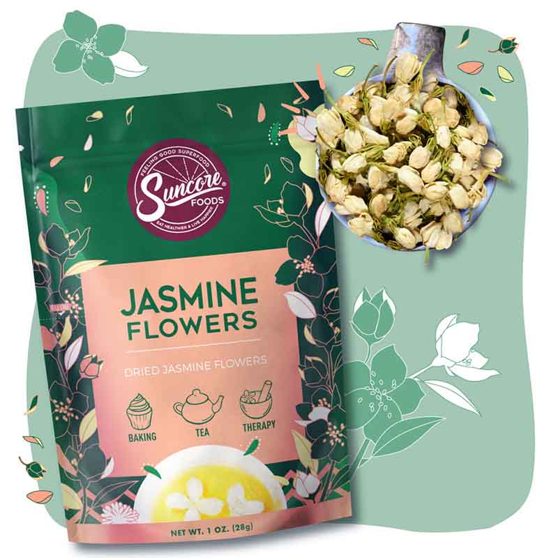 Suncore Foods Gluten-Free Jasmine Flowers Bloom, 1oz, Tea, Size: 1 oz